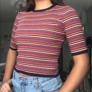 half sleeve knit top